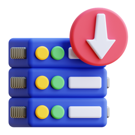 Serveur hors-service  3D Icon