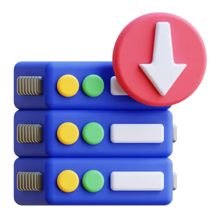 Serveur hors-service  3D Icon