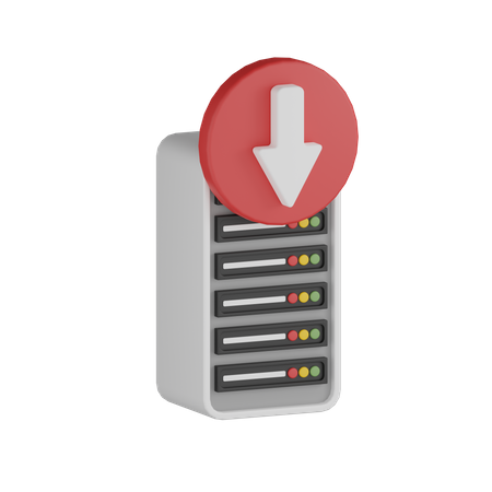 Serveur hors-service  3D Icon