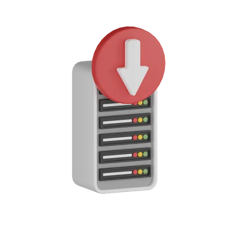 Serveur hors-service  3D Icon