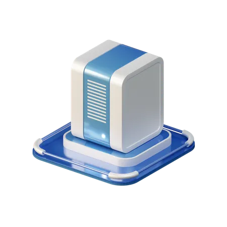 Hébergement de serveur  3D Icon