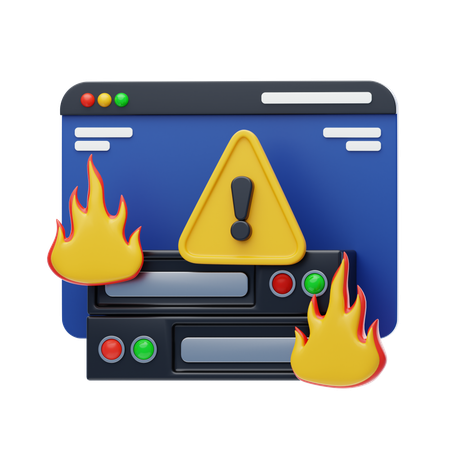 Serveur hors-service  3D Icon