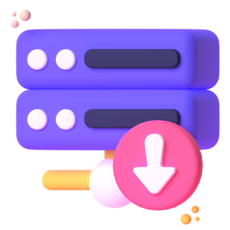 Serveur hors-service  3D Icon