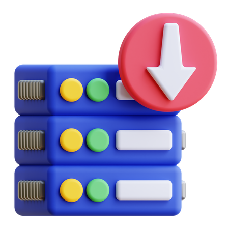 Serveur hors-service  3D Icon
