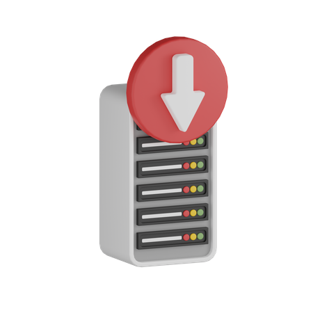 Serveur hors-service  3D Icon