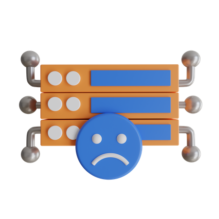 Serveur hors-service  3D Icon