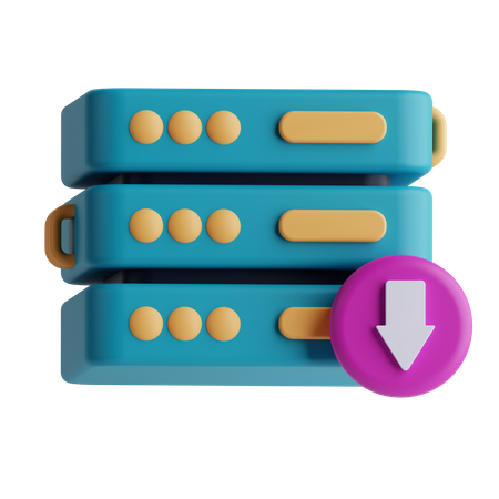 Serveur hors-service  3D Icon