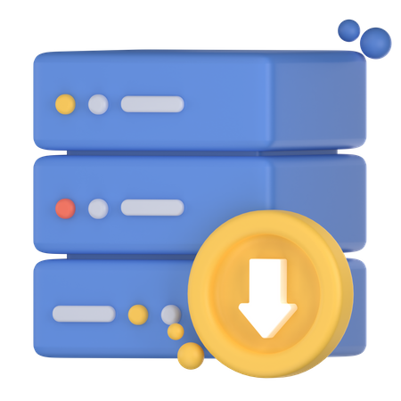 Serveur hors-service  3D Icon