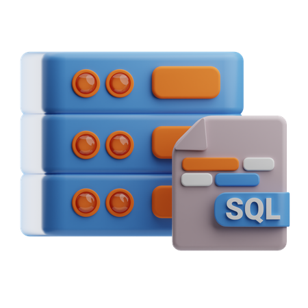 Serveur SQL  3D Icon