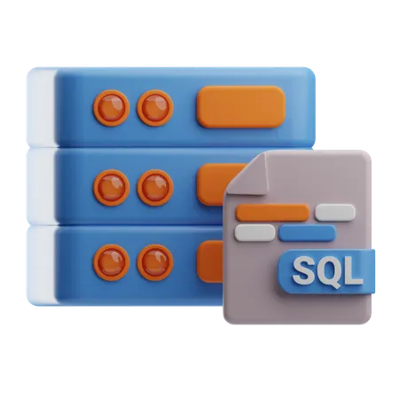 Serveur SQL  3D Icon