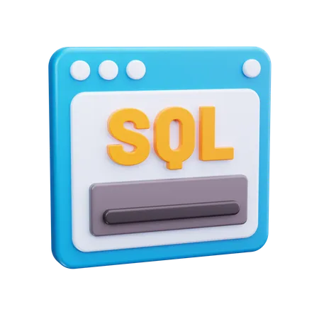 Serveur SQL  3D Icon