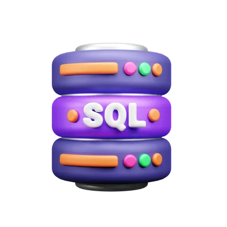 Serveur SQL  3D Icon