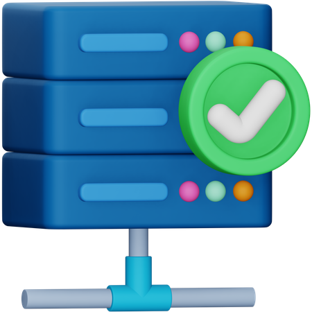 Serveur vérifié  3D Icon