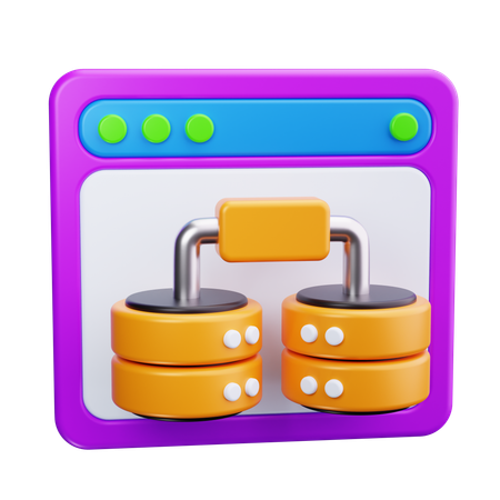 Serveur Web  3D Icon