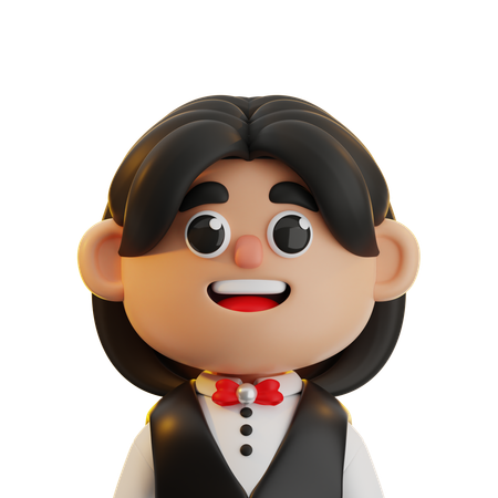 Serveuse  3D Icon