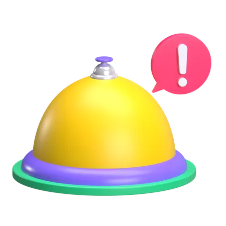 Cloche de service  3D Icon