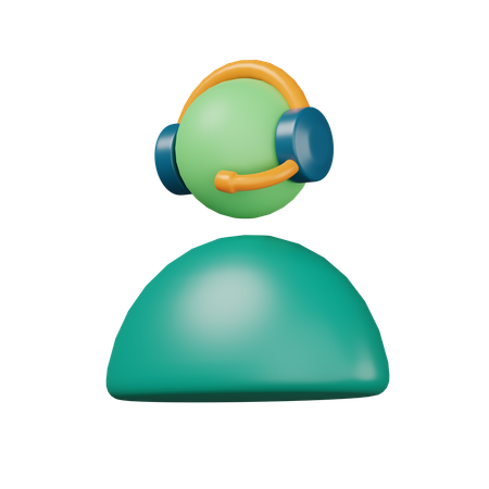 Service client  3D Icon