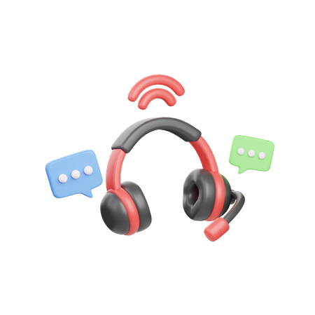 Service client  3D Icon