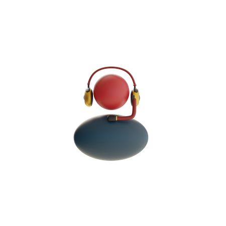 Service client  3D Icon