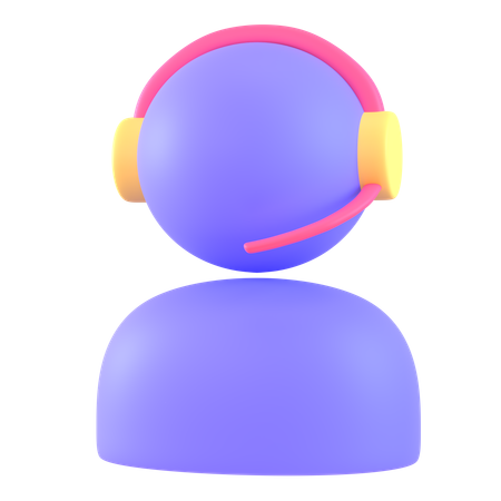 Service client  3D Icon