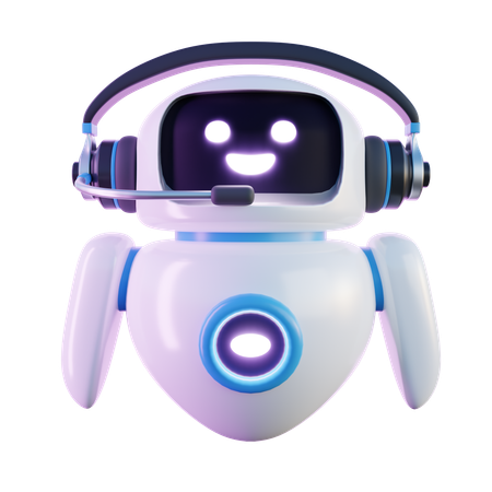 Chatbot du service client  3D Icon