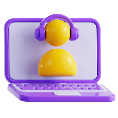 Service client en ligne  3D Icon