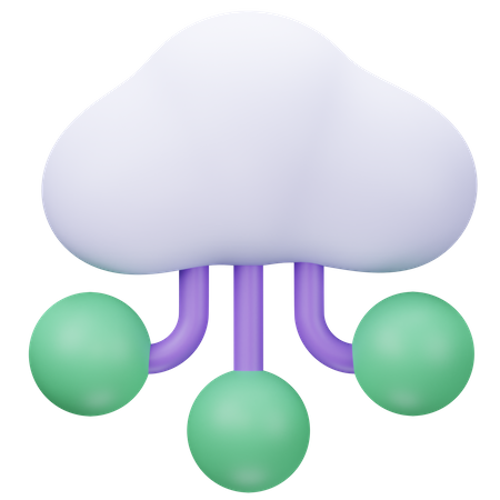 Service cloud  3D Icon