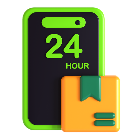 Service de livraison 24 heures sur 24  3D Icon