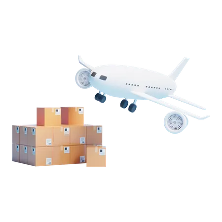Service de livraison aérienne  3D Icon