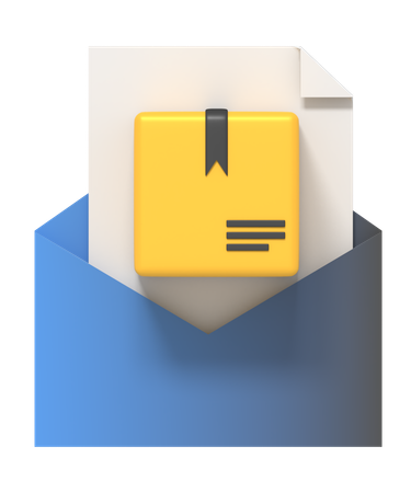 Service de livraison de courrier  3D Icon