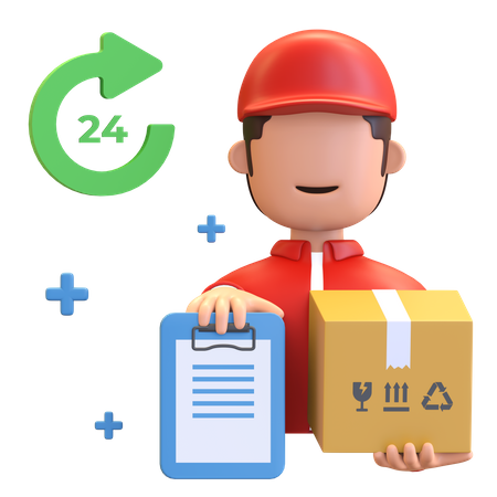 Service de livraison express  3D Icon