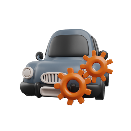 Service automobile  3D Icon