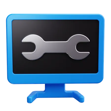 Service informatique  3D Icon