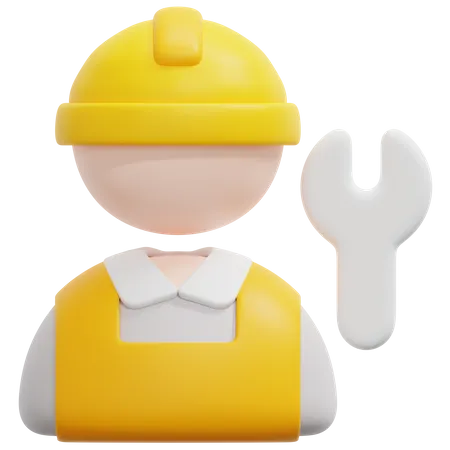 Service Man  3D Icon