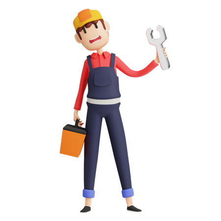 Service Man  3D Icon