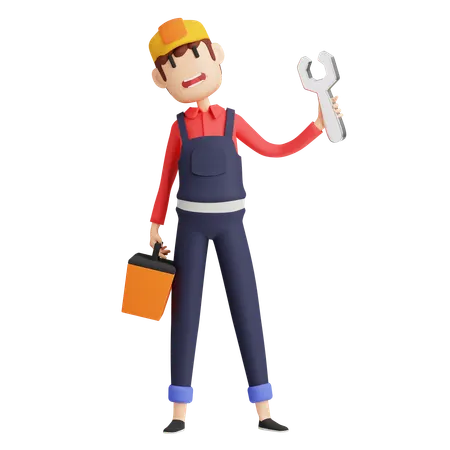 Service Man  3D Icon