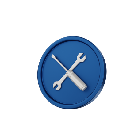 Service Tools  3D Icon