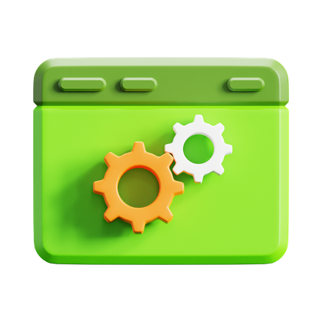 Service Web  3D Icon