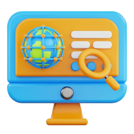 Service Web  3D Icon