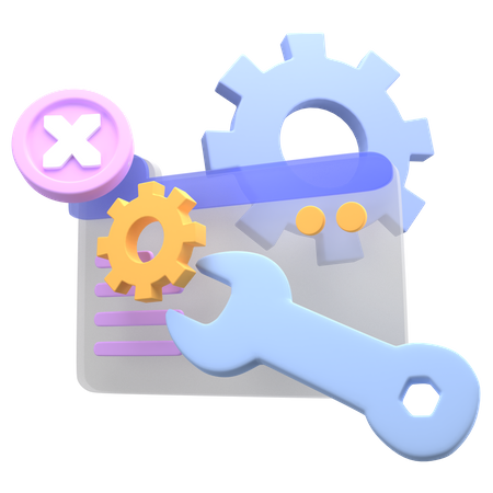 Service Web  3D Icon