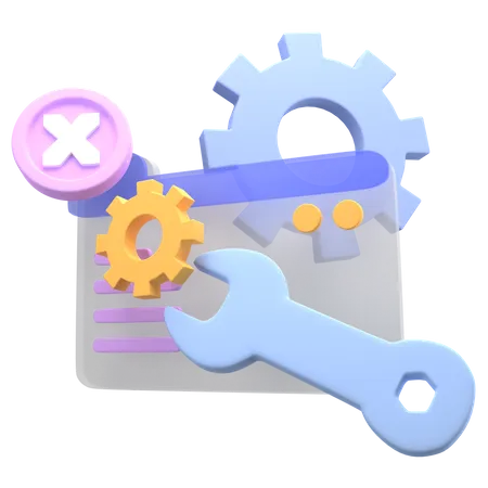 Service Web  3D Icon