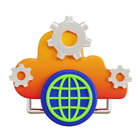 Service Web  3D Icon