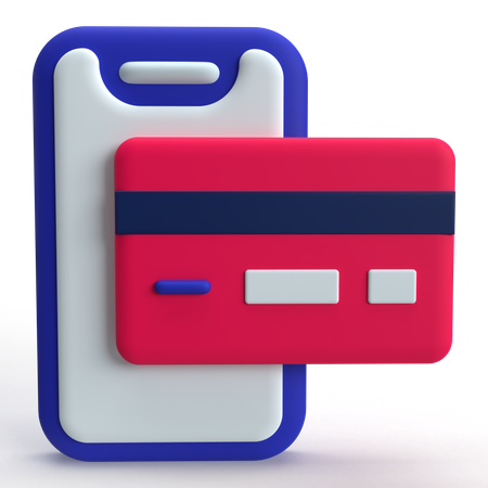 Les services bancaires mobiles  3D Icon