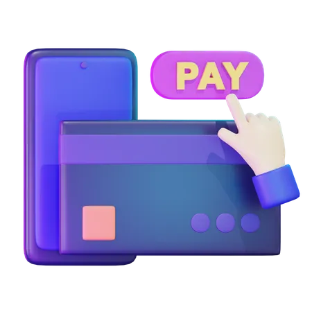 Les services bancaires mobiles  3D Icon