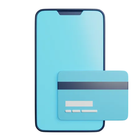 Les services bancaires mobiles  3D Icon