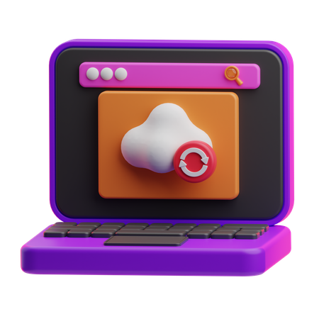 Services cloud  3D Icon