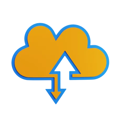 Services cloud  3D Icon