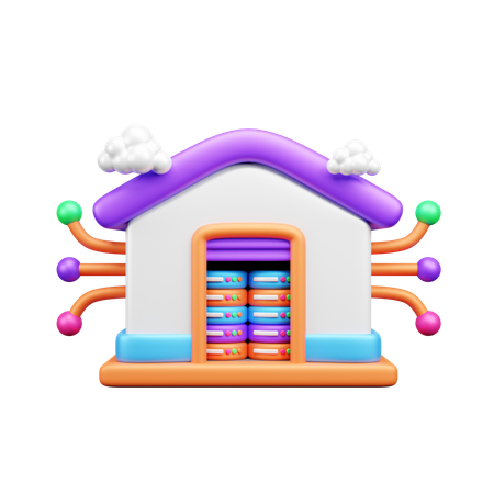 Services de serveur  3D Icon