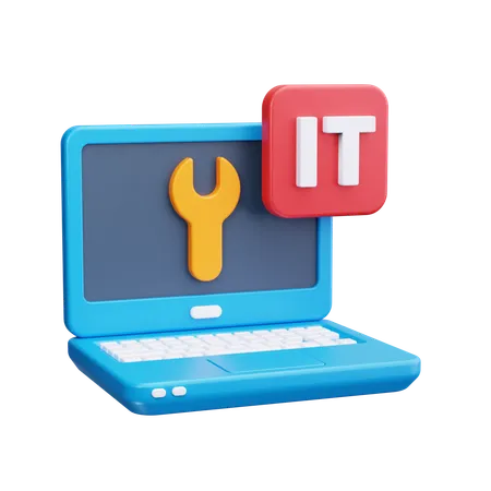 Services informatiques  3D Icon