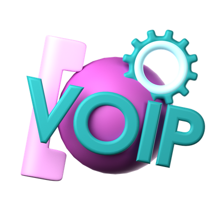 Services VoIP  3D Icon